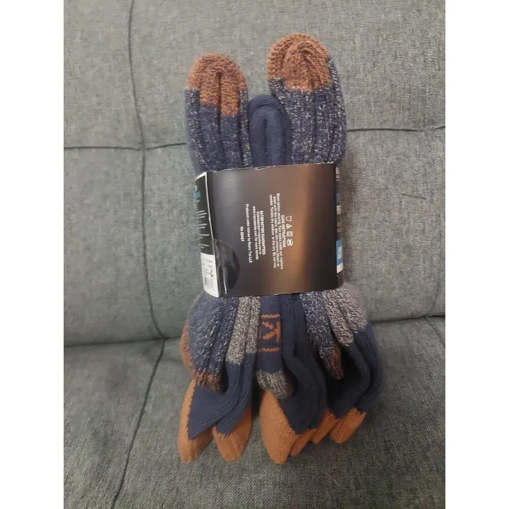 Dickies 3 Pairs Steel Toe Performance Thermals Heavy Weight Cotton Crew Socks